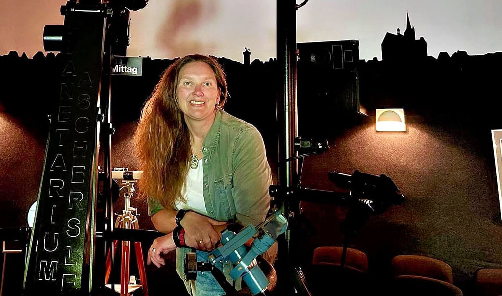 Jana Wenke-Reichenbach ist die neue Planetariumschefin von Aschersleben.