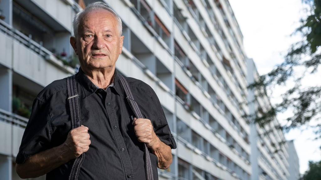 Der Mieterratsvorsitzende Peter Scharz