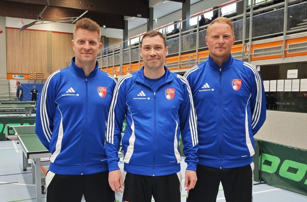 Jens Köhler, Stefan Bartel und Mathias Taetzsch (v.l.) blicken auf ein erlebnisreiches Wochenende zurück.