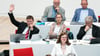 Der BSW-Abgeordnete Sven Hornauf (links) unterstützte bei der Abstimmung die Position der AfD.