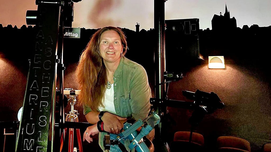 Jana Wenke-Reichenbach ist die neue Planetariumschefin in Aschersleben.
