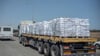 Nach israelischen Angaben sind weitere Lastwagen mit Hilfsgütern im Gazastreifen angekommen. (Archivbild)