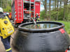 Aufgebaut wurde ein 5.000-Liter-Becken.