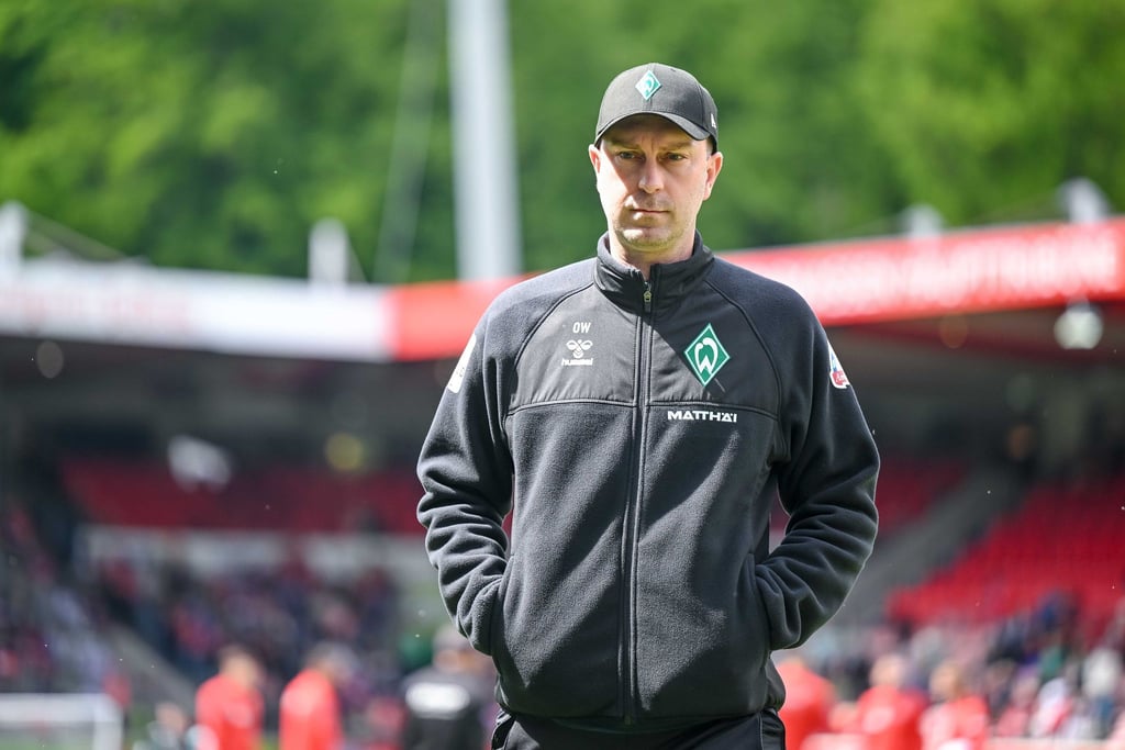 Verlängert er seinen Vertrag oder nicht? Werder-Trainer Ole Werner.