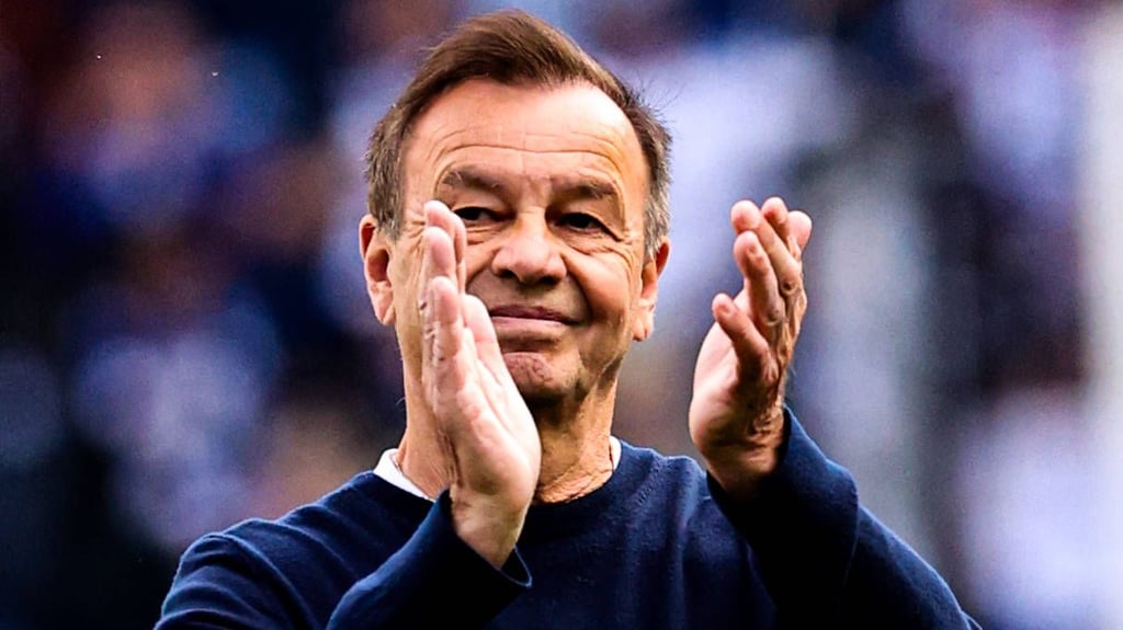 Otmar Schork, Geschäftsführer Sport beim 1. FC Magdeburg, am letzten Spieltag der Saison 2024/25.