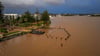 Wasser so weit das Auge reicht: Das Hochwasser an der Ostküste ist verheerend.