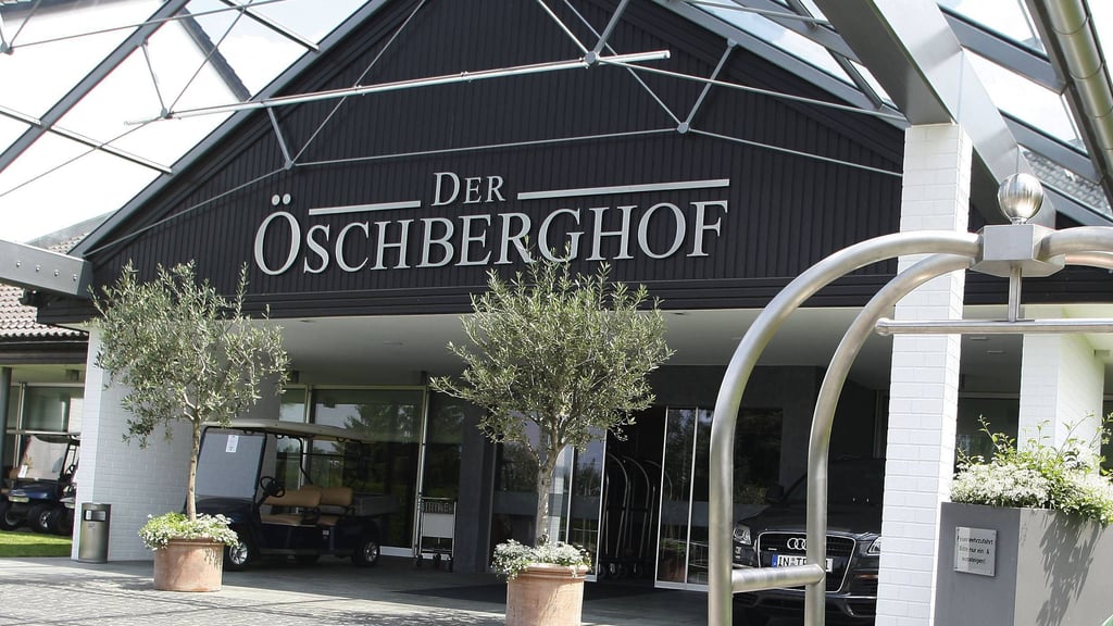 Der Eingang zum Hotel Öschberghof in Donaueschingen.