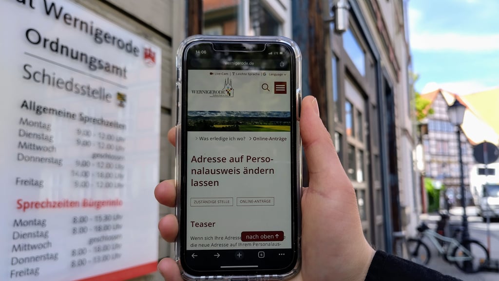Viele Dienstleistungen des Einwohnermeldeamtes in Wernigerode sind schon online verfügbar.
