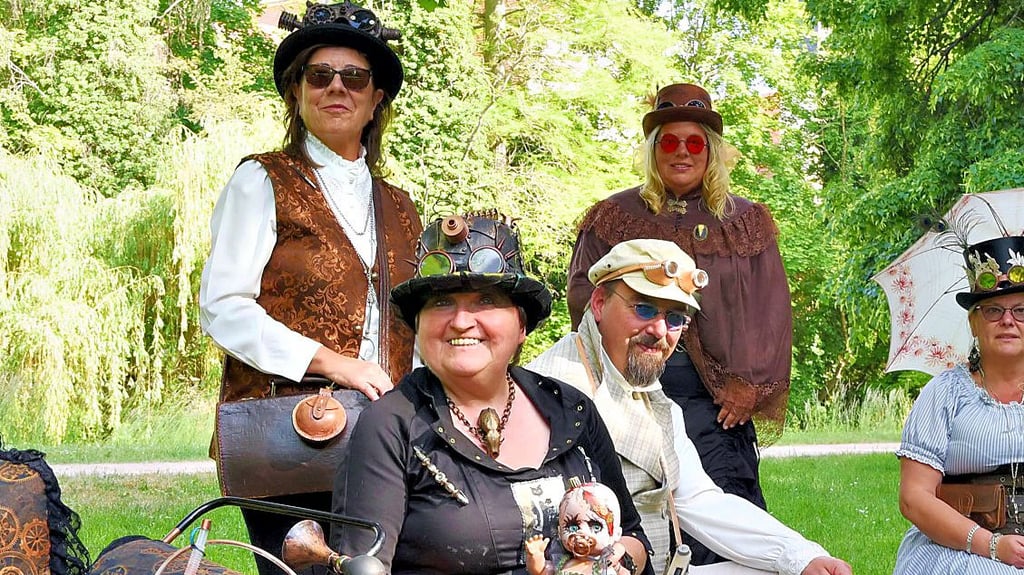 Zum Fotgrafieren bietet das Steampunk-Fest in Köthen jede Menge Motive.