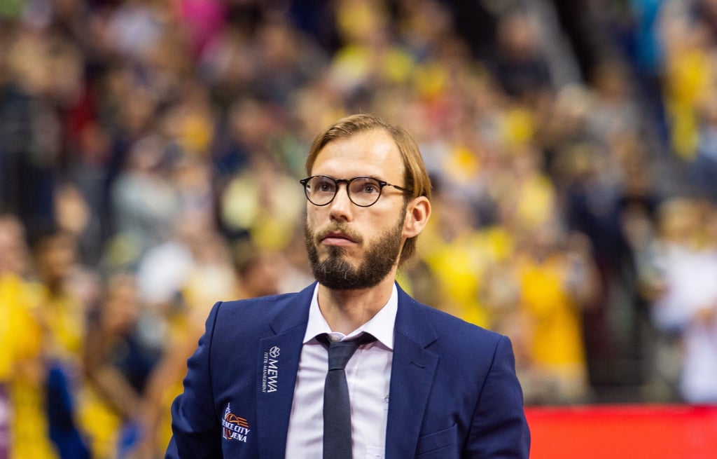 Trainer Björn Harmsen hat die Basketballer der Science City Jena in die Bundesliga zurückgeführt.