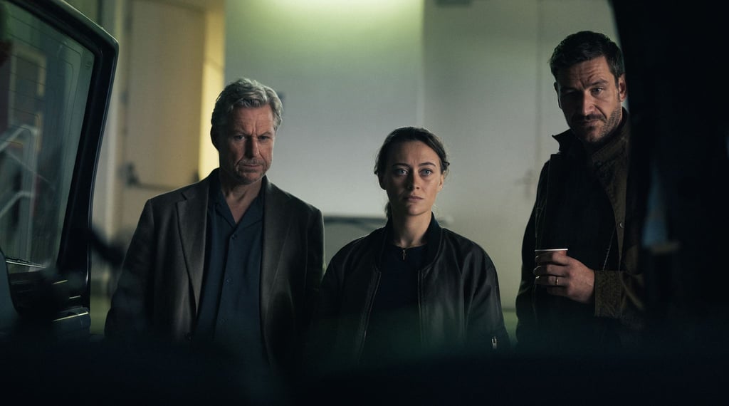David Acosta (Michael Epp, re.) ermittelt mit seinem Team aus Mercédes Navarro (Mercedes Müller, Mitte) und Adrían Martinéz (Dirk Borchardt, li.).