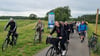 Beim ersten Stadtradeln 2024 in Havelberg führte die Radtour zum Auftakt  nach Sandau.
