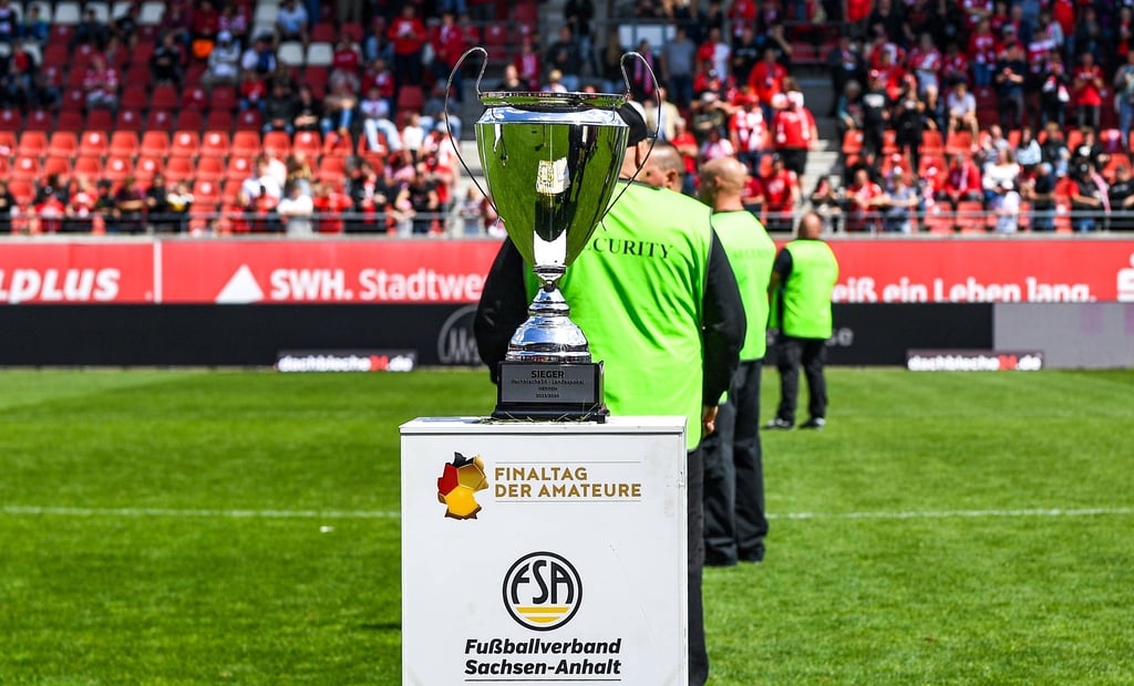 Das Finale des Landespokals Sachsen-Anhalt findet wie schon im vergangenen Jahr im Leuna-Chemie-Stadion statt.
