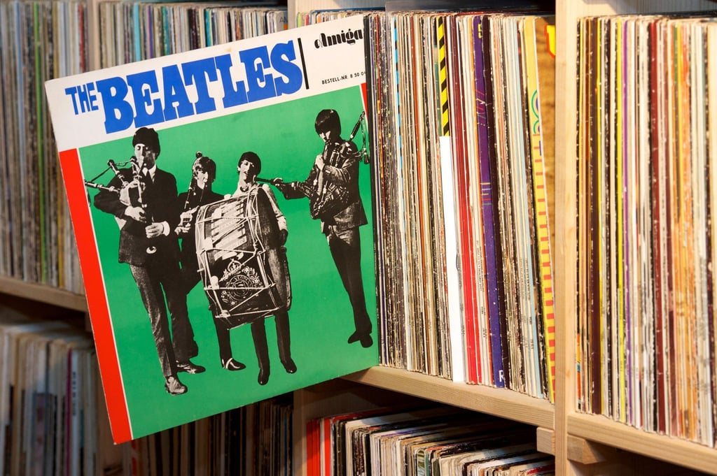 Auch Schallplatten von Musikern aus dem Westen wurden vom DDR-Label Amiga herausgebracht - wie diese von den Beatles aus dem Jahr 1965. (Archivbild)