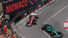 Nach diesem Unfall mit Leclerc (l) und Stroll kommt es zur Unterbrechung.