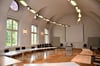 Das Rätsel um die Goethe-Lichtspiele in Magdeburg konnte gelöst werden. Mutmaßlich in diesem heutigen Besprechungsraum liefen zu DDR-Zeiten Kinofilme. 