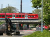 Die Deutsche Bahn arbeitet an den Brücken über der Carl-Miller-Straße in Magdeburg.