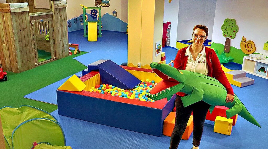 Anja Mall hat ihre „Mallikids“-Zentrale mit einer Indoor-Spielanlage in der Händel-Galerie. Am 1. Juni ist sie mit vielen Attraktionen dabei.