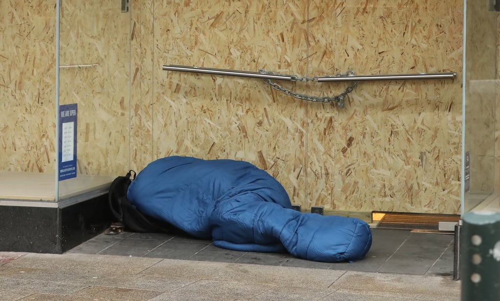 Obdachloser auf der Straße - solche Bilder sieht man in Halberstadt zum Glück fast nie.
