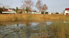 Früher war die Wasserfläche im Dorfteich von Schwarz noch erkennbar. 