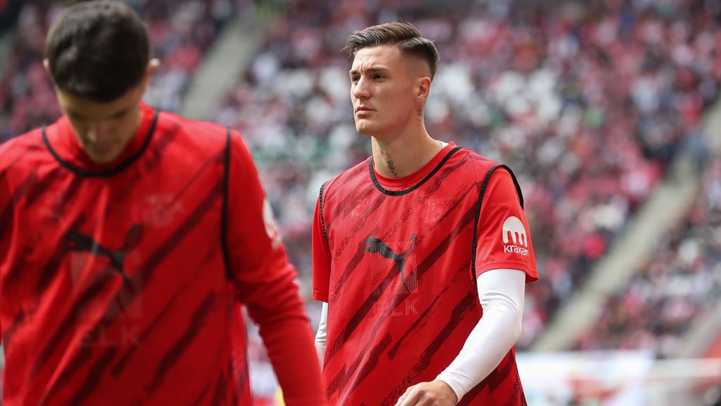 Benjamin Sesko könnte RB Leipzig bald verlassen.