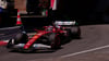 Charles Leclerc auf der Strecke in Monaco.