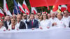 Der proeuropäische polnische Präsidentschaftskandidat Rafal Trzaskowski beim „Großen Marsch der Patrioten“ in Warschau. (Foto aktuell)
