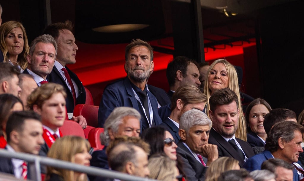 Jürgen Klopp bei der Meisterfeier seines Ex-Klubs FC Liverpool