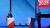 Der liberale Kandidat Trzaskowski (links) und sein nationalkonservativer Rivale Nawrocki treten am kommenden Sonntag in der Stichwahl gegeneinander an. (Archivbild)