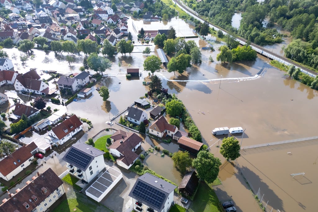 Vor einem Jahr hat das Hochwasser in Süddeutschland schwere Schäden angerichtet. (Archivbild).