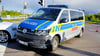 Bei Greppin ist ein Polizeifahrzeug mit einem Pkw kollidiert.