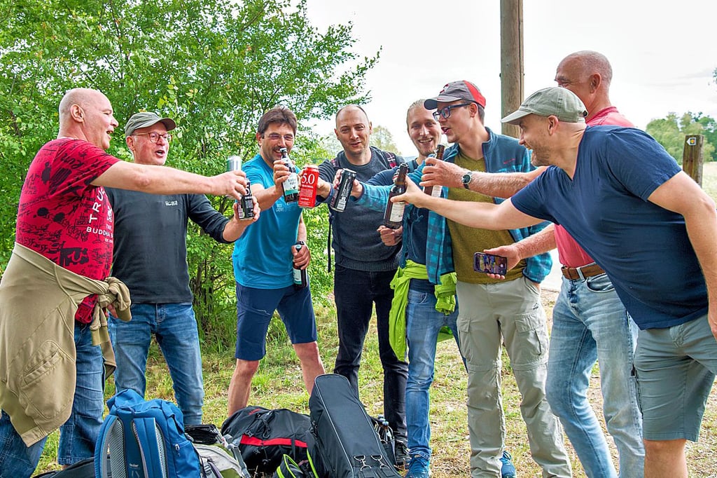 Himmelfahrt oder Männertag: Egal wie man das Ereignis nennen möchte, viele Gruppen werden wieder unterwegs sein, so wie einst diese hier aus Naumburg.