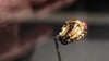 Der Goldring mit einem Rubin ist in Wittenberg zu sehen.
