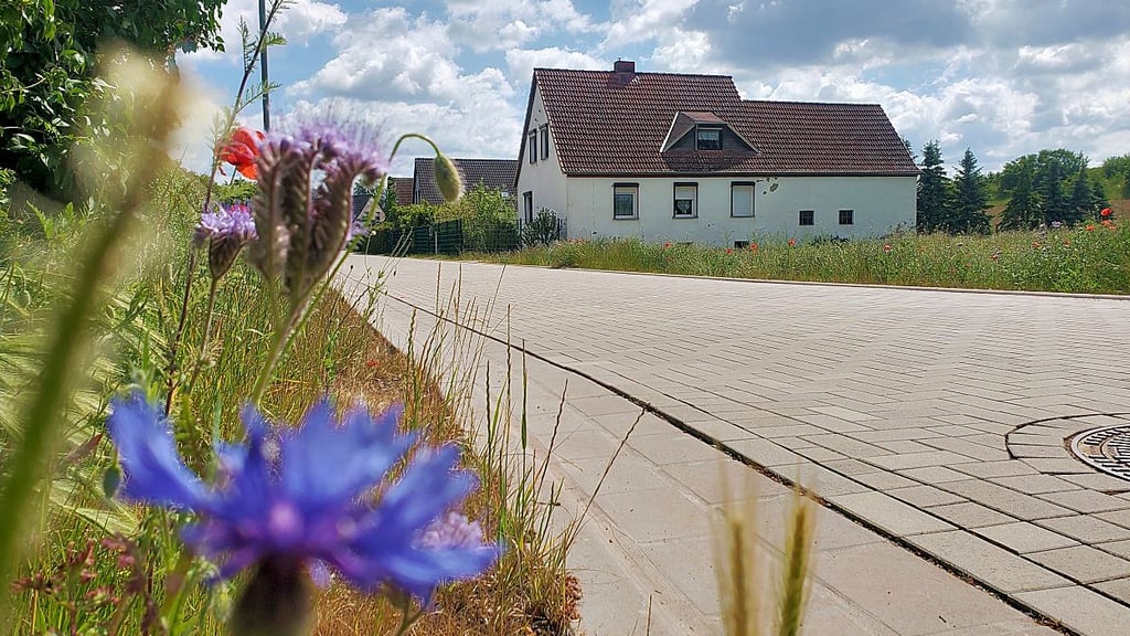 In der neu gemachten Straße Neubauersiedlung in Elbeu werden nun offenbar Raser zum Problem.