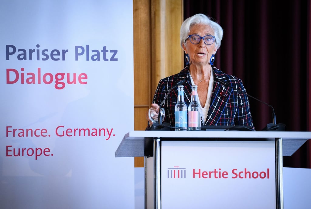 EZB-Präsidentin Christine Lagarde sieht die Weltordnung in ihren Grundfesten erschüttert