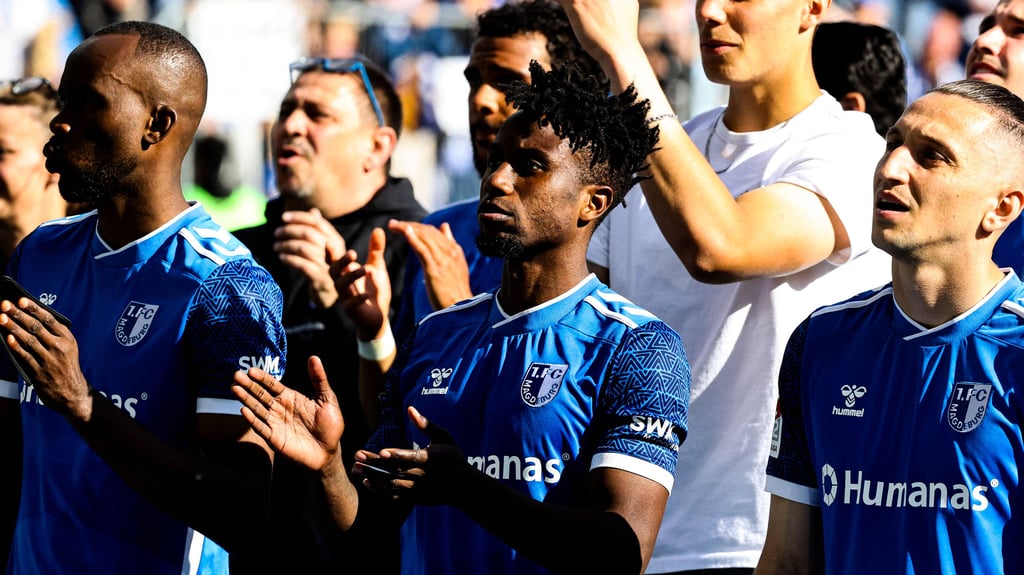 Lubambo Musonda vom 1. FC Magdeburg: Er ist für die Nationalmannschaft von Sambia nominiert.