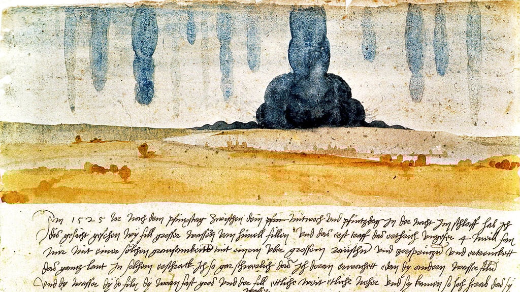 Albtraum in Aquarell: Albrecht Dürers „Traumgesicht“ nach der Hinrichtung von Thomas Müntzer, Mai 1525