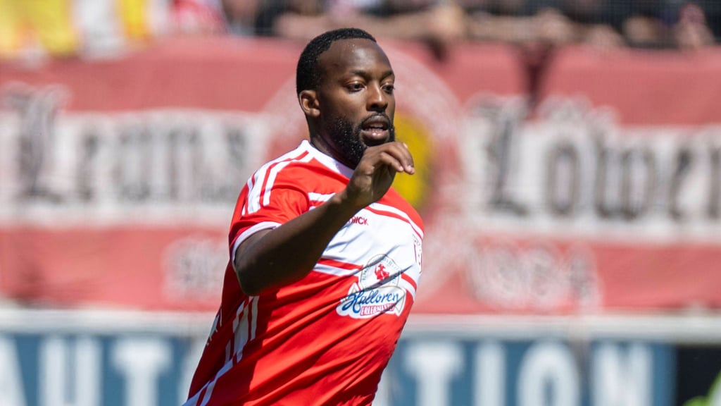 Manassé Eshele kam im Winter zum HFC und traf in 14 Spielen viermal für die Rot-Weißen
