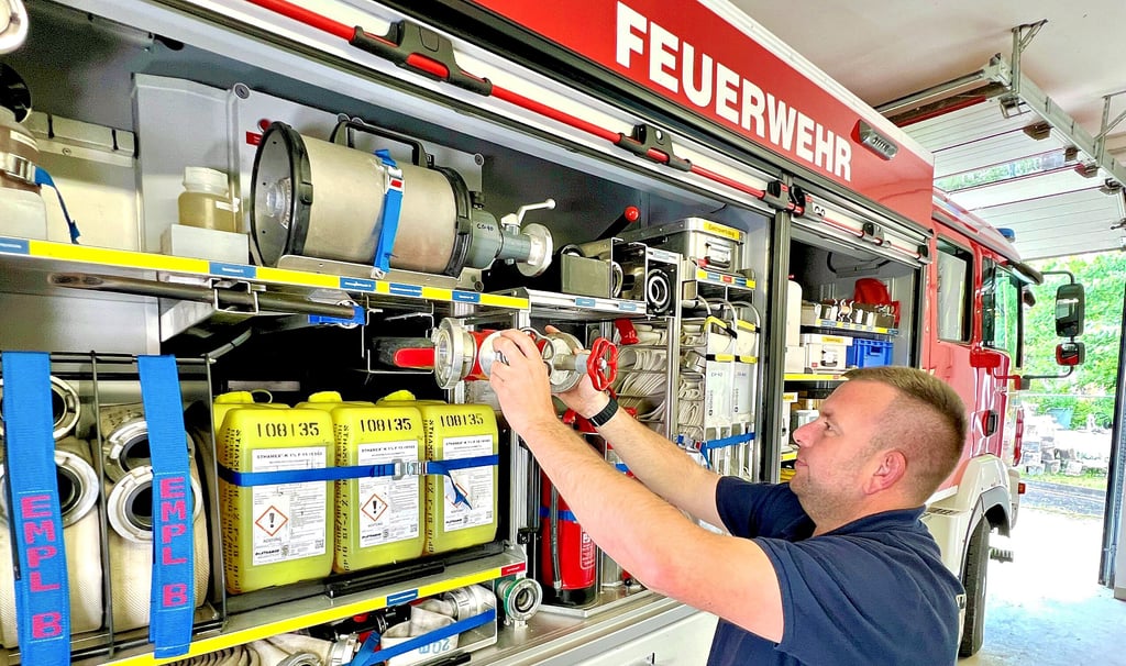 Solch ein mittleres Löschfahrzeug soll für die Feuerwehr angeschafft werden.