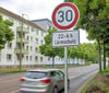 In der Franzstraße gilt seit Mitte Mai nachts Tempo 30.