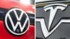 VW verdoppelt E-Auto-Auslieferungen, Tesla halbiert sie.