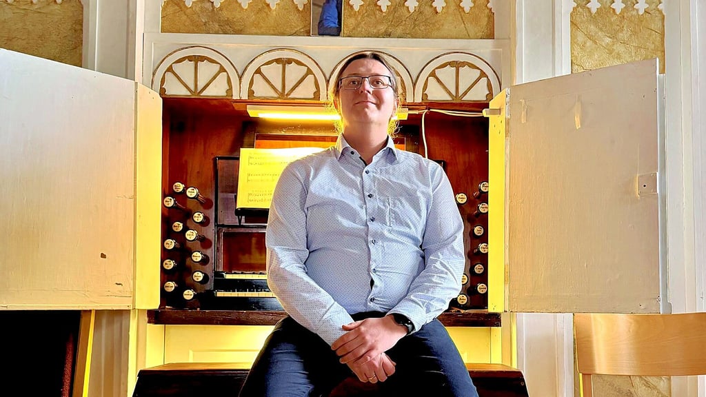 Lars Merkle ist der neue Kantor der evangelische Kirche in Jessen. Er tritt die Nachfolge von Napoleon Savelli an.