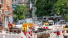 Die Umgestaltung des Breiten Wegs in Halberstadt wird noch mehrere Monaten dauern.