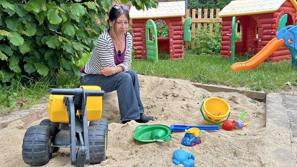 In Nicole Frankes Haus und Garten in Merseburg war alles für die Kinder vorbereitet. Zur Eröffnung ihrer Kindertagespflege ist es jedoch nie gekommen.