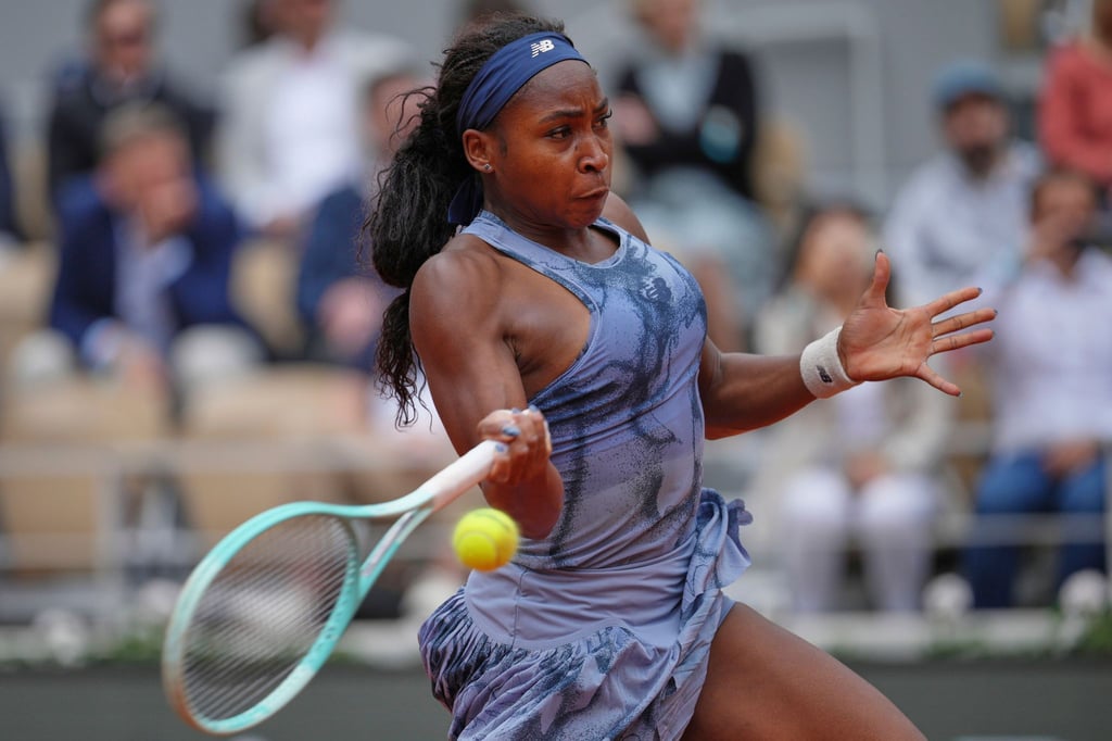 Mit Schläger klappte es dann gut für Coco Gauff.