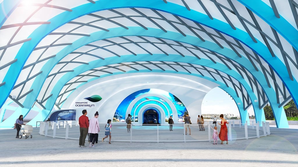 Riesig, modern, lehrreich: Das neue Singapore Oceanarium öffnet am 23. Juli und ist dreimal so groß wie sein Vorgänger.