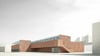 Siegerentwurf aus dem internationalen Architekturwettbewerb 2021 für den Neubau Kunst der Burg Giebichenstein Kunsthochschule Halle
