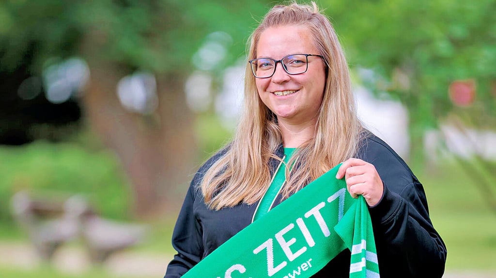 Kristin Przybilla verantwortet jetzt die Finanzen beim 1. FC Zeitz.