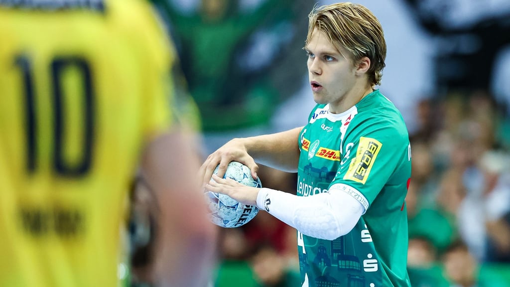 Andri Mar Runarssonn erzielte fünf Treffer für Leipzig.