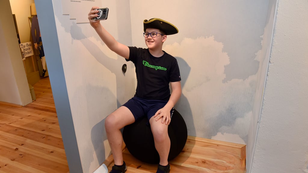 Besonders beliebt ist die Foto-Ecke im Gottfried-August-Bürger-Museum in Molmerswende.